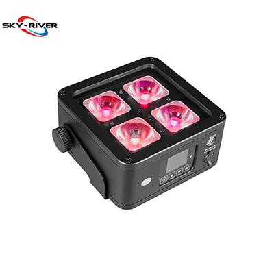 IP65 4PCS 12W RGBWAUV Battery Wireless Light
